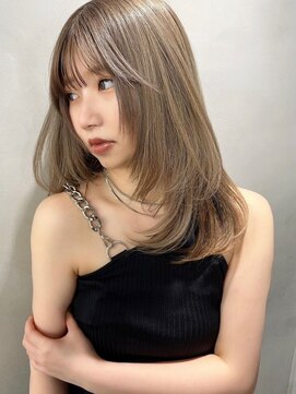 サイン 渋谷(SIGN) ザクザクレイヤーカット巻き方簡単ロング韓国アイドル表参道渋谷