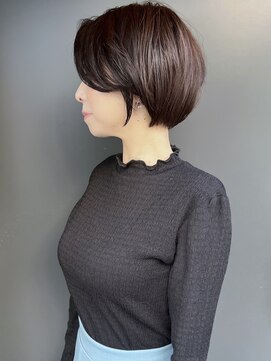 ラウンジ モリオ イケブクロ(Lounge MORIO Ikebukuro) 【morio池袋】大人可愛い黒髪前下がりショートボブ♪