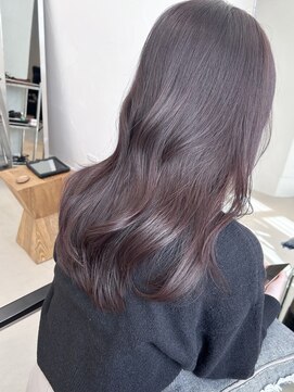 ロル 茅ヶ崎(l'or) 【l'or】ブリーチなしダブルカラー×モーヴカラー