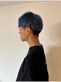 MEN’SHAIR ブルーショートヘア