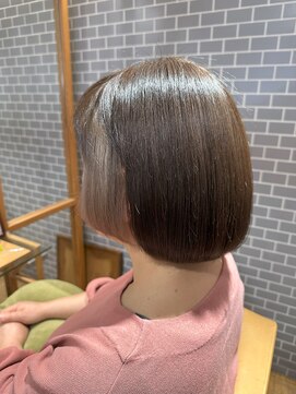 クラップス 京急富岡(CLAPS) ミルクティーベージュダブルカラーインナーカラーケアブリーチ