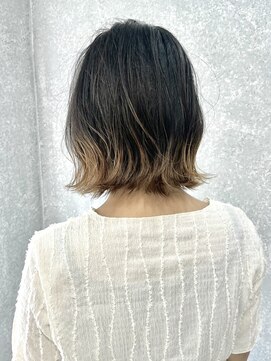 サニーサイドサロン(SUNNY SIDE SALON) 裾カラー☆ボブ/ショート/たまプラーザ