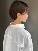 モリオ(morio)&nbsp;【morio】大人可愛い黒髪前下がりショートボブ♪