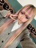 ★ご新規様限定★ボブ、多毛の方★カラー＋アロマTR＋シールエクステ100枚