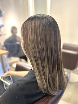 アンプリュス リアン(1+ Unplus lien) ミディアムハイライトグラデーションカラーシアーベージュ/亀戸