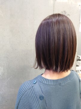 ソロ(soLo) 切りっぱなし ミディアムボブ