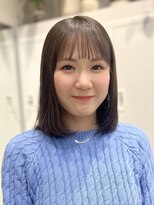 シュク 高円寺(SYUK)&nbsp;ワンカールミディ/透明感グレージュ/艶カラー【SYUK 高円寺】