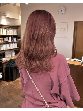 トリート 南行徳本店(TREAT) 1ブリーチ！ピンクベージュ♪/南行徳