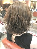 低温デジタルパーマ×9トーンアッシュベージュ　【大森】