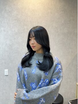 ホネン(honen) シアーブラック×韓国ヘア