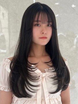 ヘアーサロングランデ(HAIR SALON GRANDE) ハイライトカラーミルクティーベージュレイヤーカット