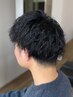 [メンズ]  ツイストorスパイラルパーマ+カット　￥12900