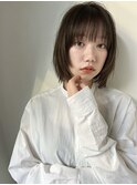 フェイスレイヤーボブ#イメチェン#外ハネボブ#美髪#ワイドバング