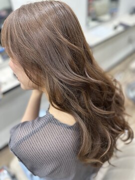 ユウヘアー 本山店(U Hair) やわらかいピンクベージュ/艶カラー
