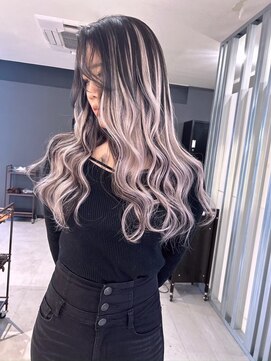 キング 枚方店(K!ng) 縮毛矯正髪質改善ハイライトレイヤーカット枚方美容室エクステ