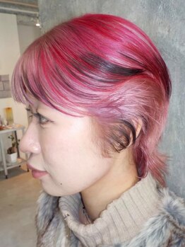 イキ(ikiii)の写真/【モード・トレンド】センスと個性を生かすデザイン！ブリーチでアンブレラカラー/インナカラーを楽しむ！