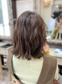 ヘアスペース リズム グリーン(Hair space Rizm green)&nbsp;乾かしてスタイリング剤をつけるだけでキマるパーマスタイル◎