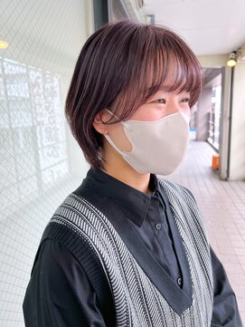 ハピネス 河原町店(Happiness) ハイライトショート　京都ハイライト　京都美容室　進詩織