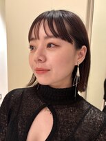 黒髪ボブミニボブ結べるボブ大人ボブワイドバングくびれボブ銀座