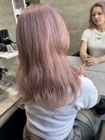 ルイス(L'wis) ベビーピンク学割U24ケアブリーチ10代20代ベビーピンク韓国渋谷