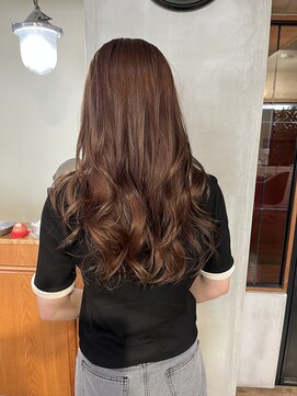 カールム(carlm) ブラウン×やわらかカールロング／上川美幸