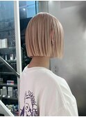milk beige【sheer color】× ボブ