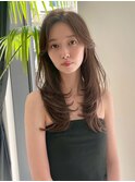 レイヤーカット/シフォンベージュ