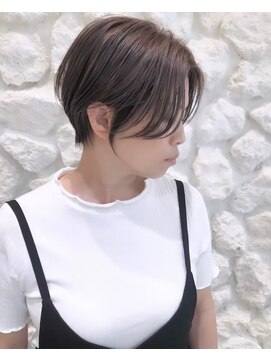 ヘアサロン エフ 渋谷(F) #ハンサムショート#くびれショート#レディースカット
