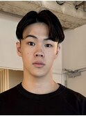 ニュアンスパーマフェザーパーマメンズパーマ曲がる縮毛矯正眉毛