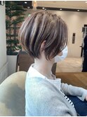 30代40代50代白髪染め銀座絶壁解消小顔くびれショートヘア伊★