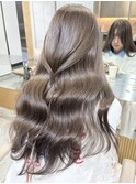 ヘーゼルベージュヘーゼルグレージュハッシュカットモカベージュ