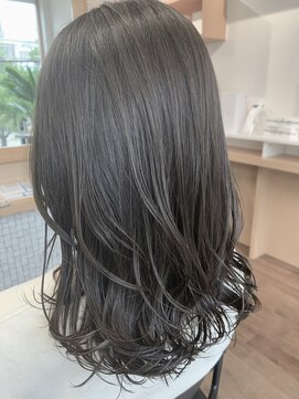 スタイル 袋町(STYLE) グレージュ アッシュ 透明感カラー 艶カラー 髪質改善