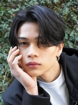 フィフス 大分(fifth)&nbsp;大分ニュアンスパーマメンズカットセンターパート毛流れパーマ