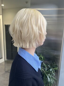 ゴウトゥデイシェアサロン 町田店(GO TODAY SHAiRE SALON) ブロンド×韓国レイヤーボブ【町田】