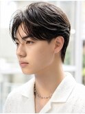 黒髪リクルートフェザーショートフェザーパーマ韓国マッシュ