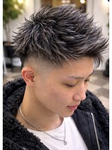 ヘアクリエイトブラス メンズ(Hair Create BRAS Men's) ホワイトメッシュジェットモヒカン