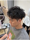 ツーブロックニュアンスパーマ
