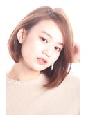 大人のボブはツヤ感＋ストレート☆愛されボブ
