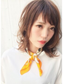 ローランド(Rowland) シースルーバング☆外ハネセミ☆