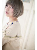 カラーで差のつく◎個性派ショート