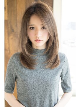 エル(LE) ヴェールウェーブブルージュ似合わせカットセミロング