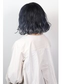 大人可愛いブルー×ホワイトカラー