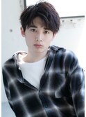 【December】men'sソフトツーブロックコンマヘア