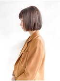 《高松快》春夏×シアーベージュ×レトロボブ