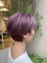 アミュレ(Amule)&nbsp;スモーキーパープルハンサムショート小田急線梅ヶ丘ヘアサロン