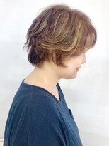 クオリス 上板橋店(QUALIS) 大人可愛い★エアリーボブピンクアッシュひし形ブリーチなし