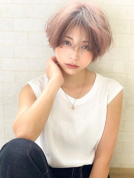 アグ ヘアー バズ 釧路鳥取大通店(Agu hair buzz) 《Agu hair》おしゃ感☆くせ毛風愛されショート