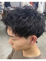 ルーダス(Rudus)&nbsp;リッジピンパーマ×アップバングショート