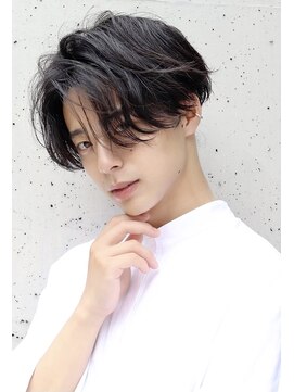 ネイビー(NAVY) 大人気!ニュアンスパーマでつくるハンサムマッシュ