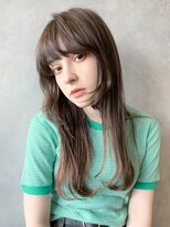 アイティー バイ アルバム 浦和店(IT by ALBUM)&nbsp;ワンカールアレンジ_カーキグレージュマッシュショート_8621